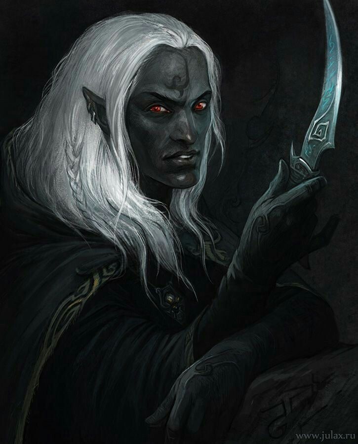 Drow elf | Dark elf, Character art, Art
